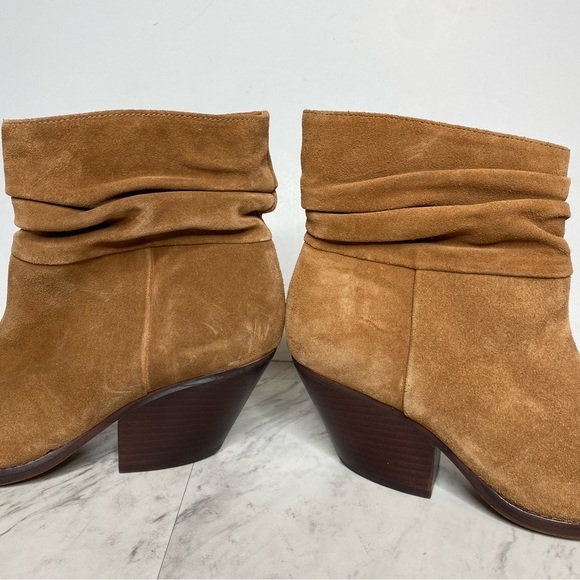 Vince Camuto Nerlinji Brown Suede Bootie 7.5 M - Picture 8 of 15